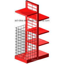 Multifunctionable Red Metal Display with Multi-Shape, Color